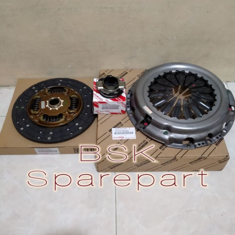 Kampas Kopling Set Toyota Fortuner - Hilux Diesel 2KD 2.5 2.5cc 2500cc Original Asli