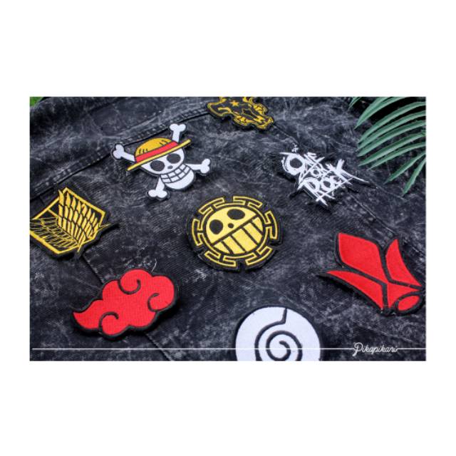 Emblem Bordir Patch Anime Keren RB