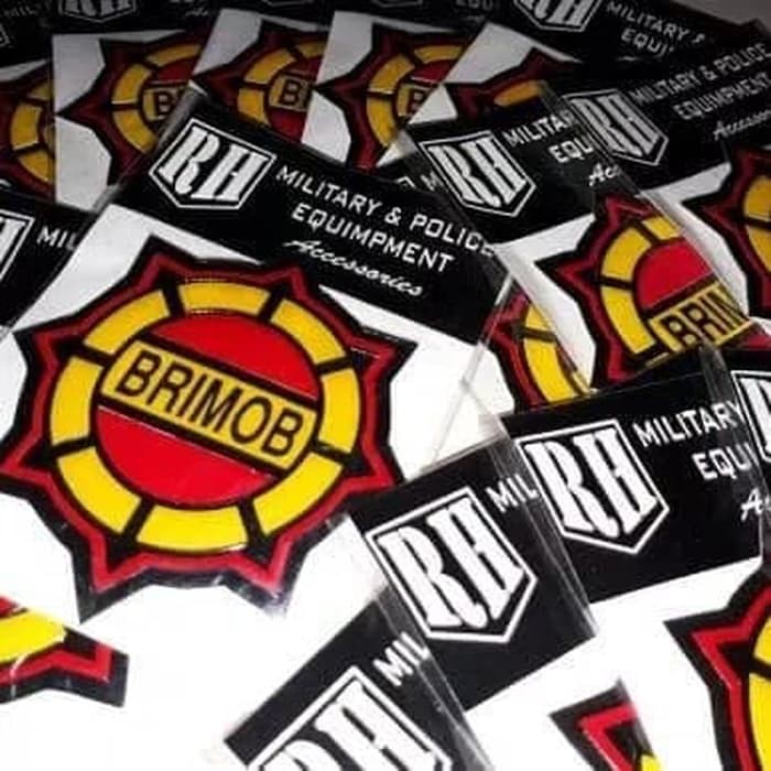 Official Stiker Stiker Brimob Stiker Embos Brimob Olin Shopee Indonesia
