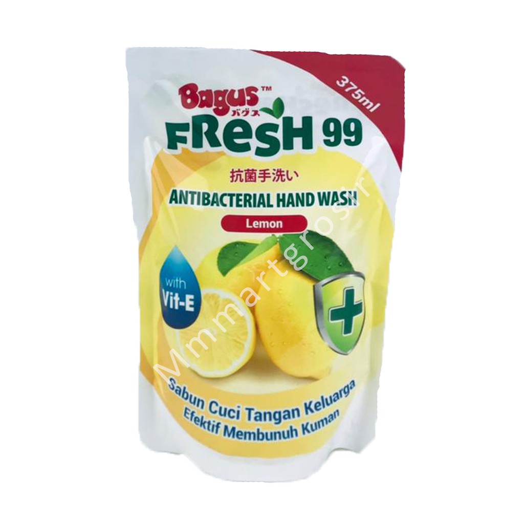 Bagus Fresh99 / Hand Wash Lemon / Sabun Cuci Tangan / 375ml