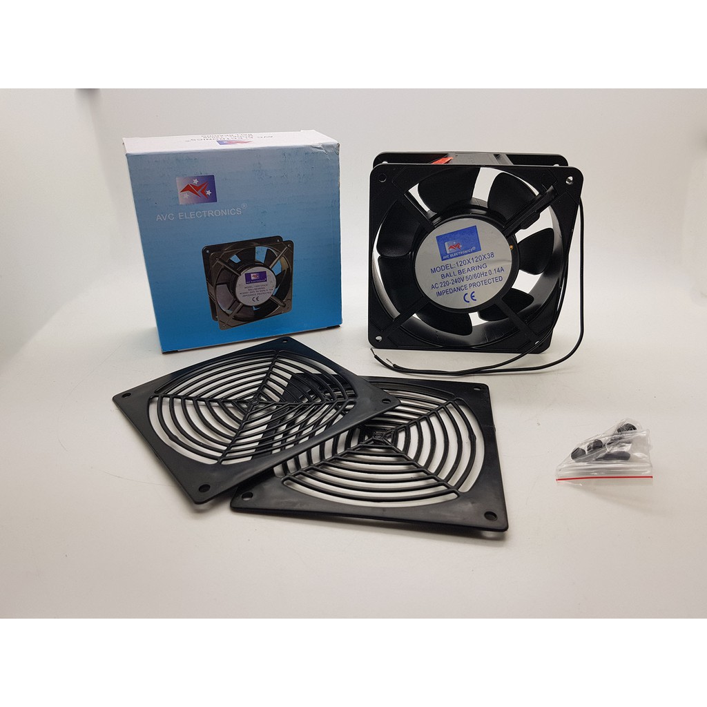 Termurah KIPAS AVC 12CM 220 Volt BEARING FAN AC cooling fan