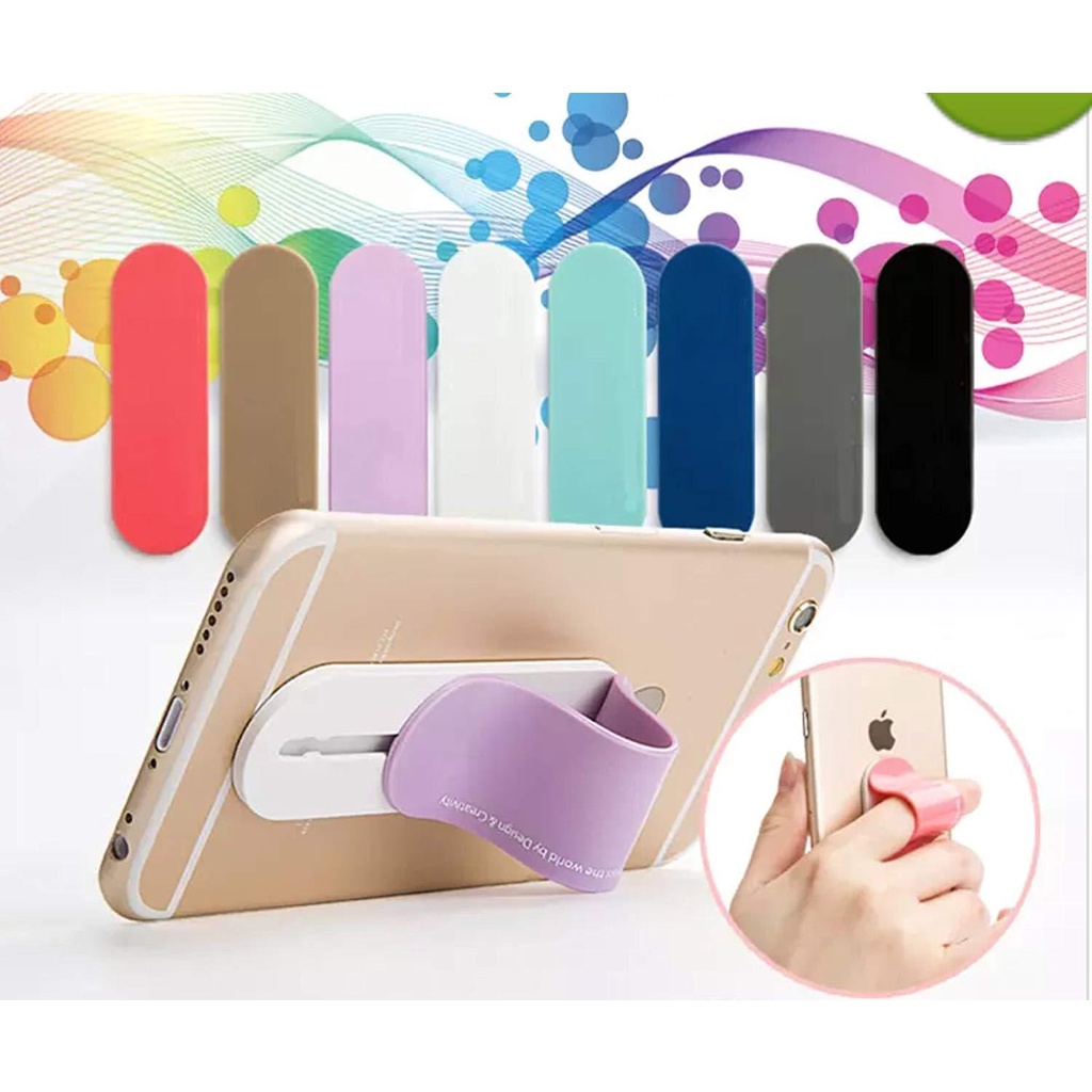 Holder Hp Finger Grip Multiband Stand Hold Holder Handphone Multi Band Phone Universal Aksesoris Murah Praktis