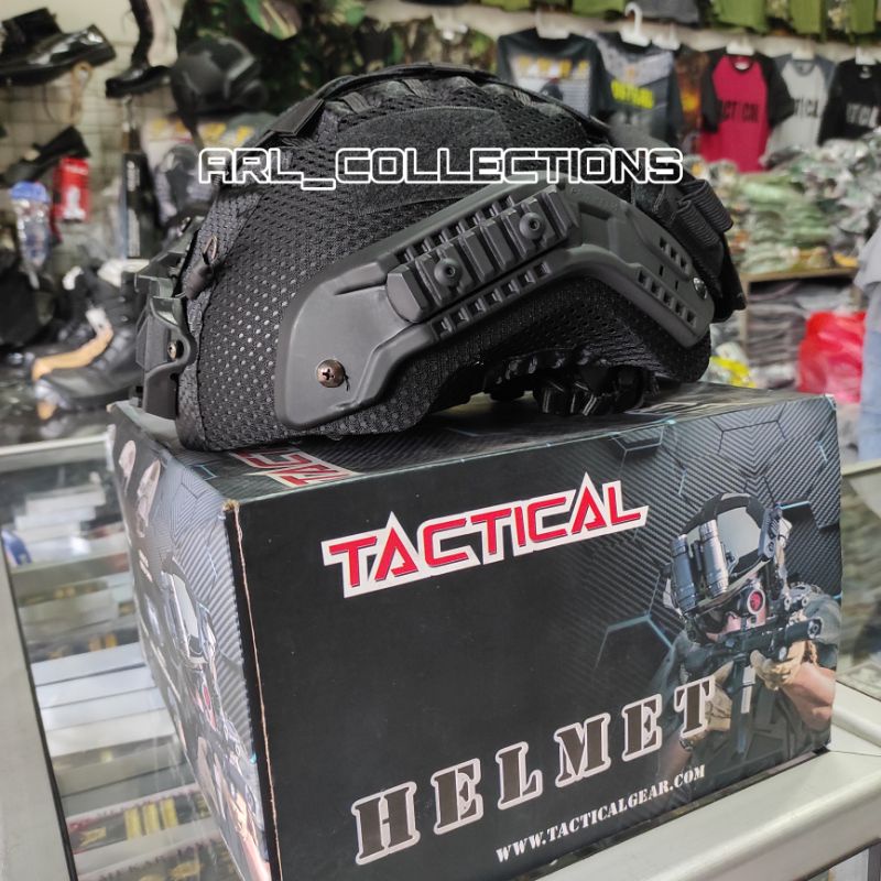 helm tactical mich 2001 hitam full cover