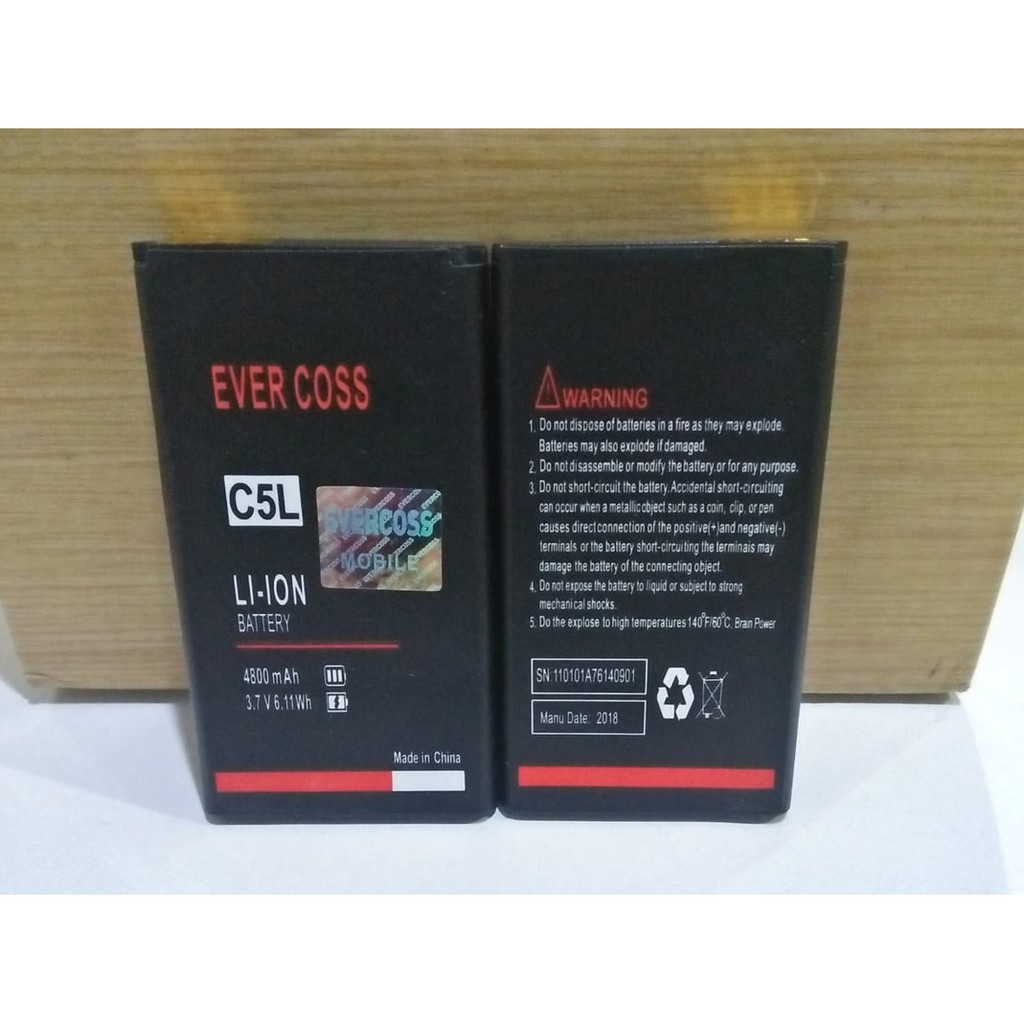 Battery Batre Batu Baterai Evercoss C5L