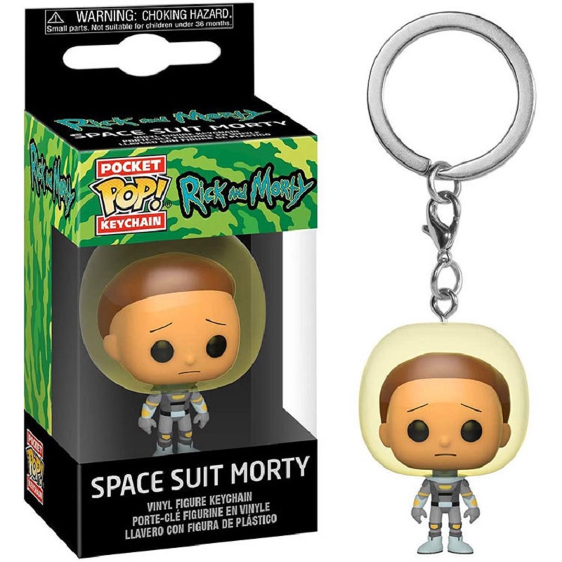 Funko POP Gantungan Kunci Action Figure Rick Morty Mr.Meeseeks Bahan PVC Untuk Hadiah