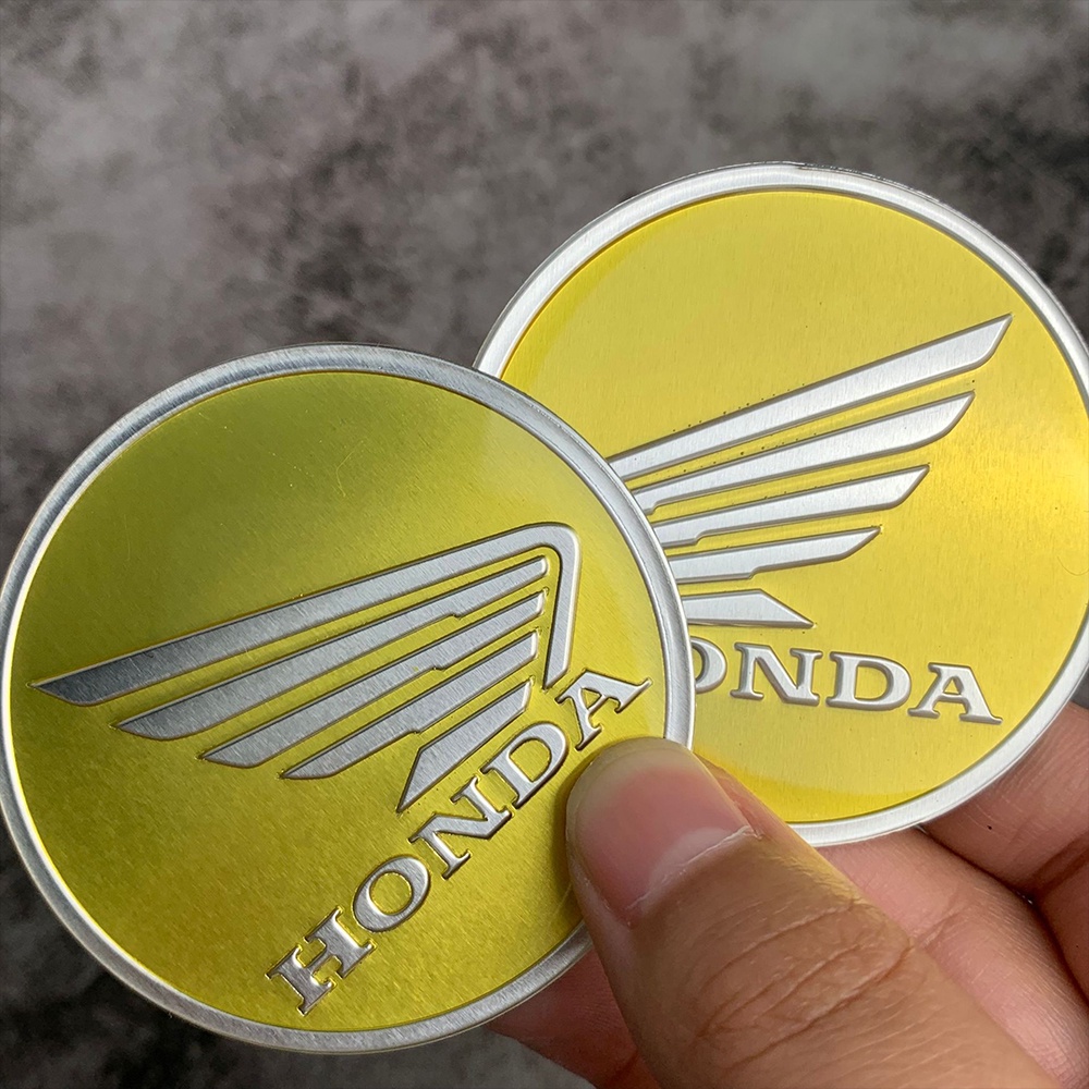 2pcs Stiker Emblem Logo Honda Bahan ABS Untuk Dekorasi Motor