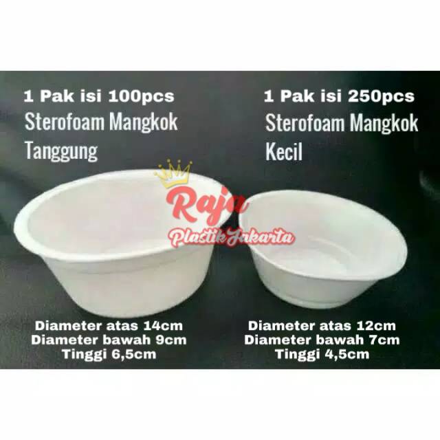 Sterofoam mangkok kecil dan tanggung / Foam SP