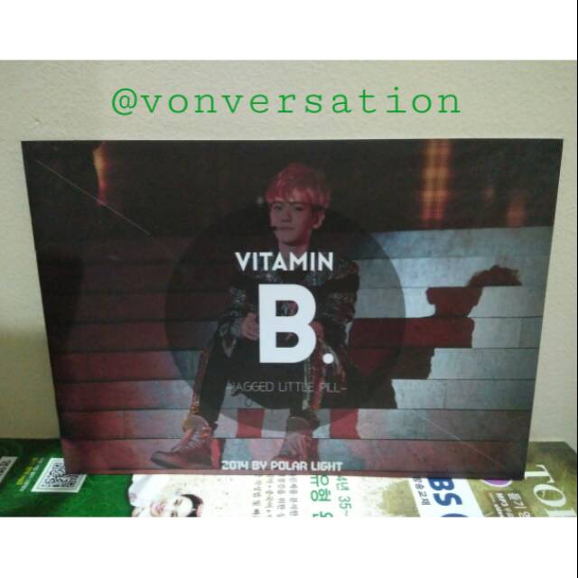 EXO BAEKHYUN  FANSITE GOODS - POLARLIGHT 1ST CALENDAR SET