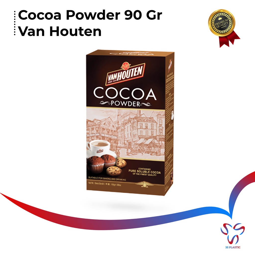 

COCOA POWDER / COKLAT BUBUK VAN HOUTEN 90 GRAM