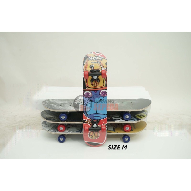 Skateboard 3 size ukuran dewasa dan anak S M L banyak motif bisa grab COD original kuat skater board-5