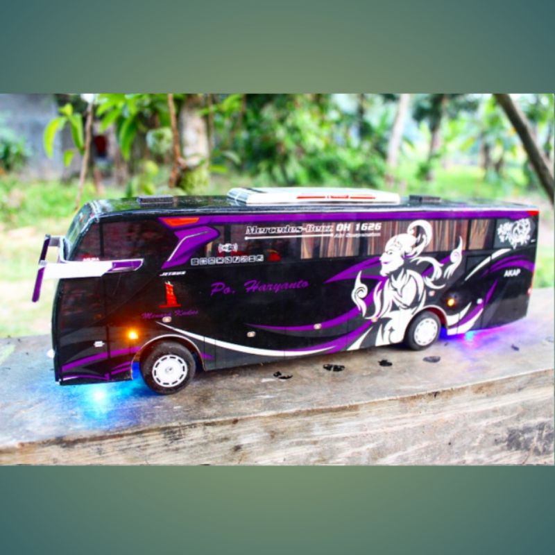 Erikcraft Miniatur Bus Po Haryanto Jb3 Miniatur Bis Mobil Mainan Hadiah Anak