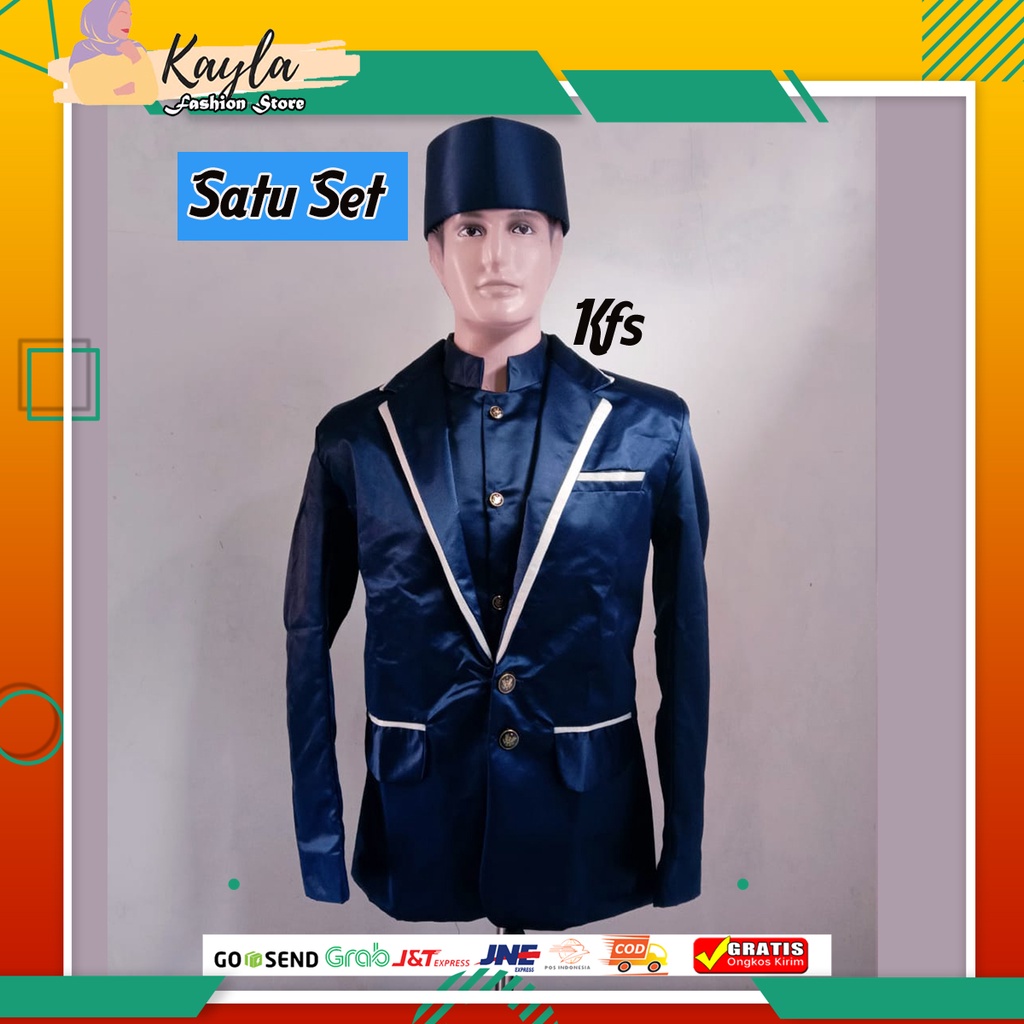 Jas pengantin satu set/jas pengantin warna Navy/jas pria/jas formal