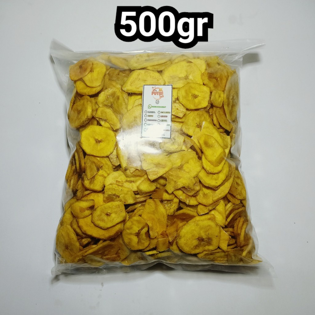 Keripik Pisang Manis 500gr