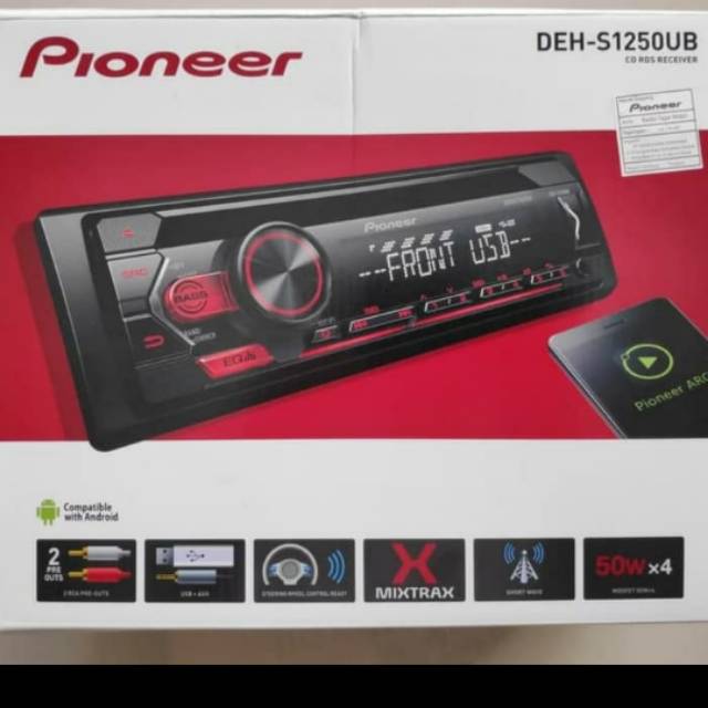 Single disc pioneer dehs1250ub - single din pioneer deh-s1250ub - Pioneer dehs1250 - Pioneer deh1250