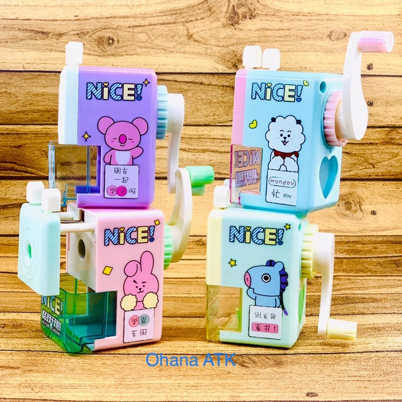 

RAUTAN MEJA MOTIF BTS BT21 FANCY