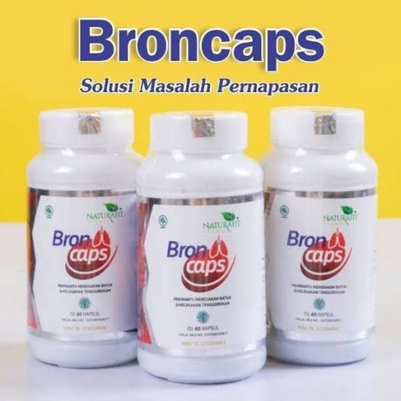 

Obat Paru-Paru Herbal Broncaps 100% Original Asli Terbaik BPOM