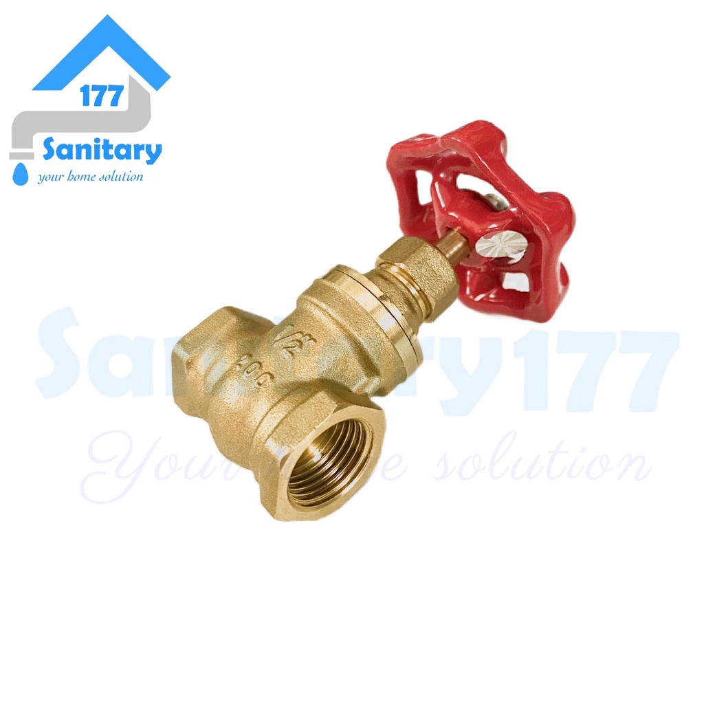 Gate Valve 1/2 Inch Frap- Stop Kran air Keran Putar 1/2in setop gat valve kuningan brass garansi