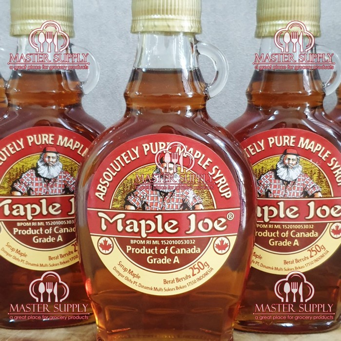 

PURE MAPLE JOE SYRUP 250 GR / PURE MAPLE SYRUP/ SIRUP MAPLE 250 GR