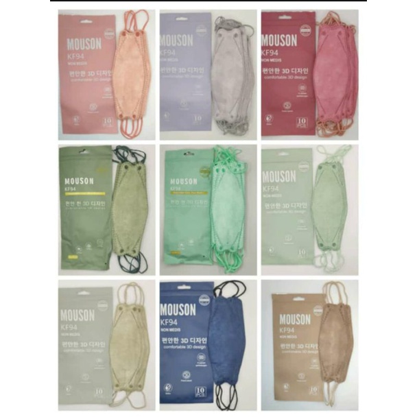 Masker KF94 Mouson warna