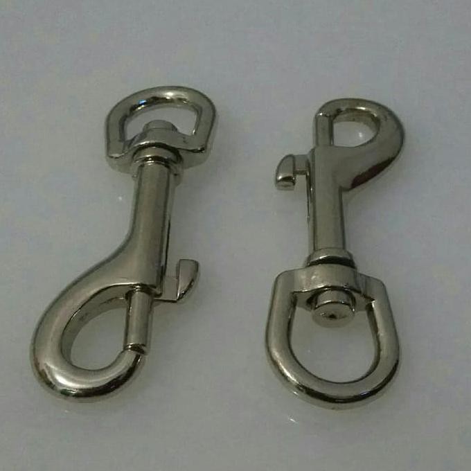 Tali anjing kulit snap hook Cantolan besar kuat ( selvatici )