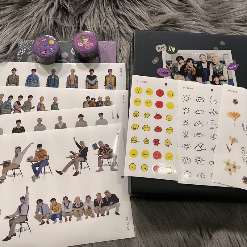 SHARING BTS DECO KIT BOX STICKER DECO BOOK OFFICIAL