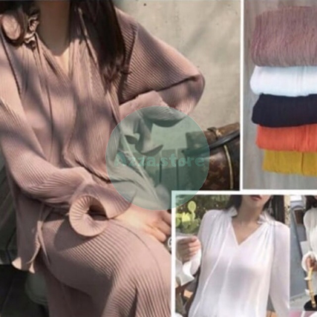 [BANGKOK PREMIUM] BLOUSE PLISKET