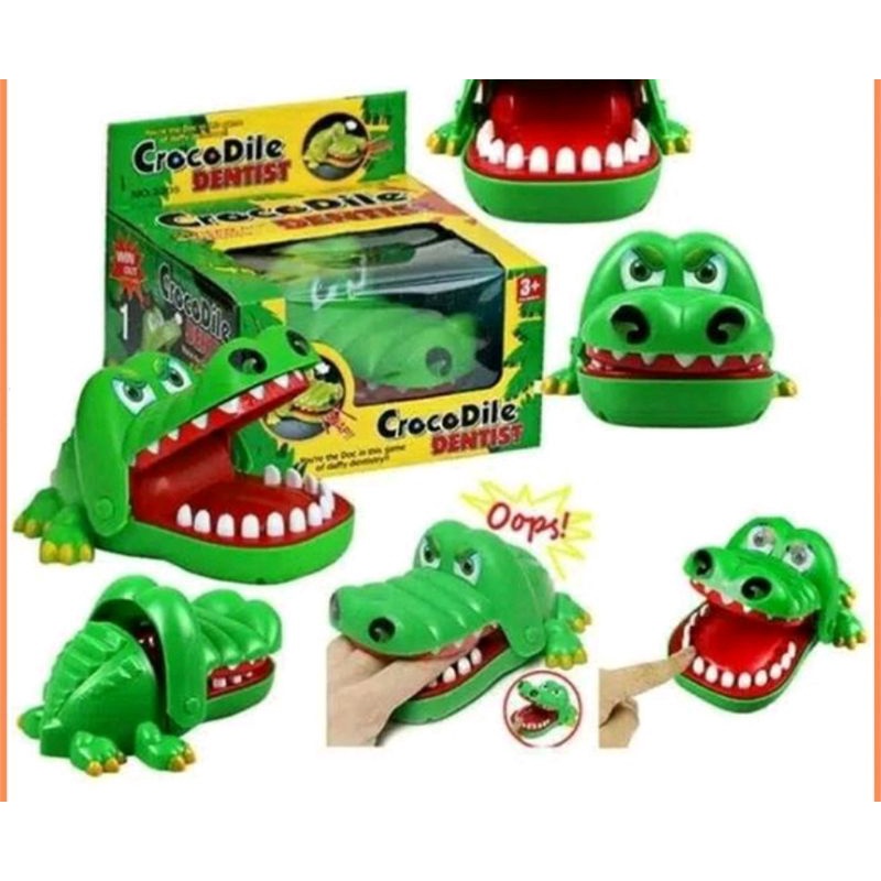 BUAYA GIGIT mainan buat seru-seruan/anak/dewasa