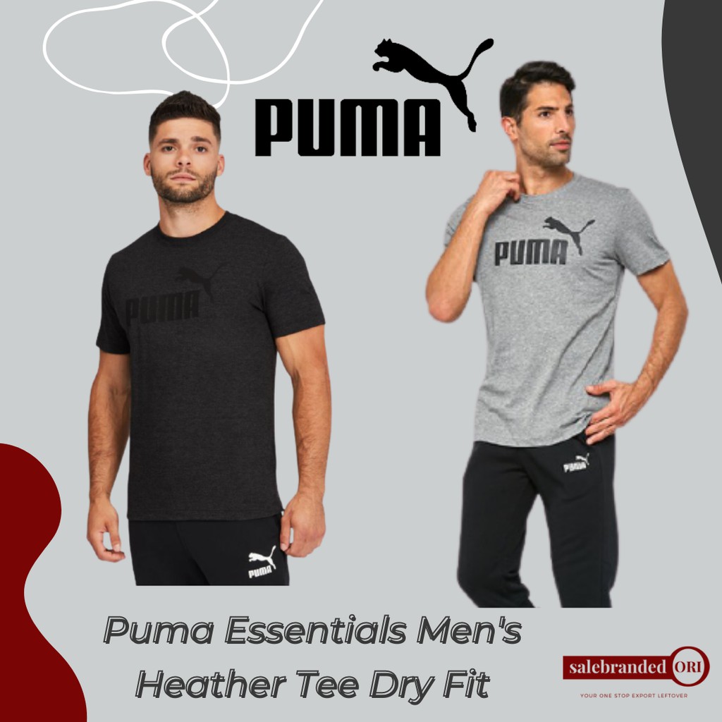 Puma Essentials Men's Heather Tee Dry Fit