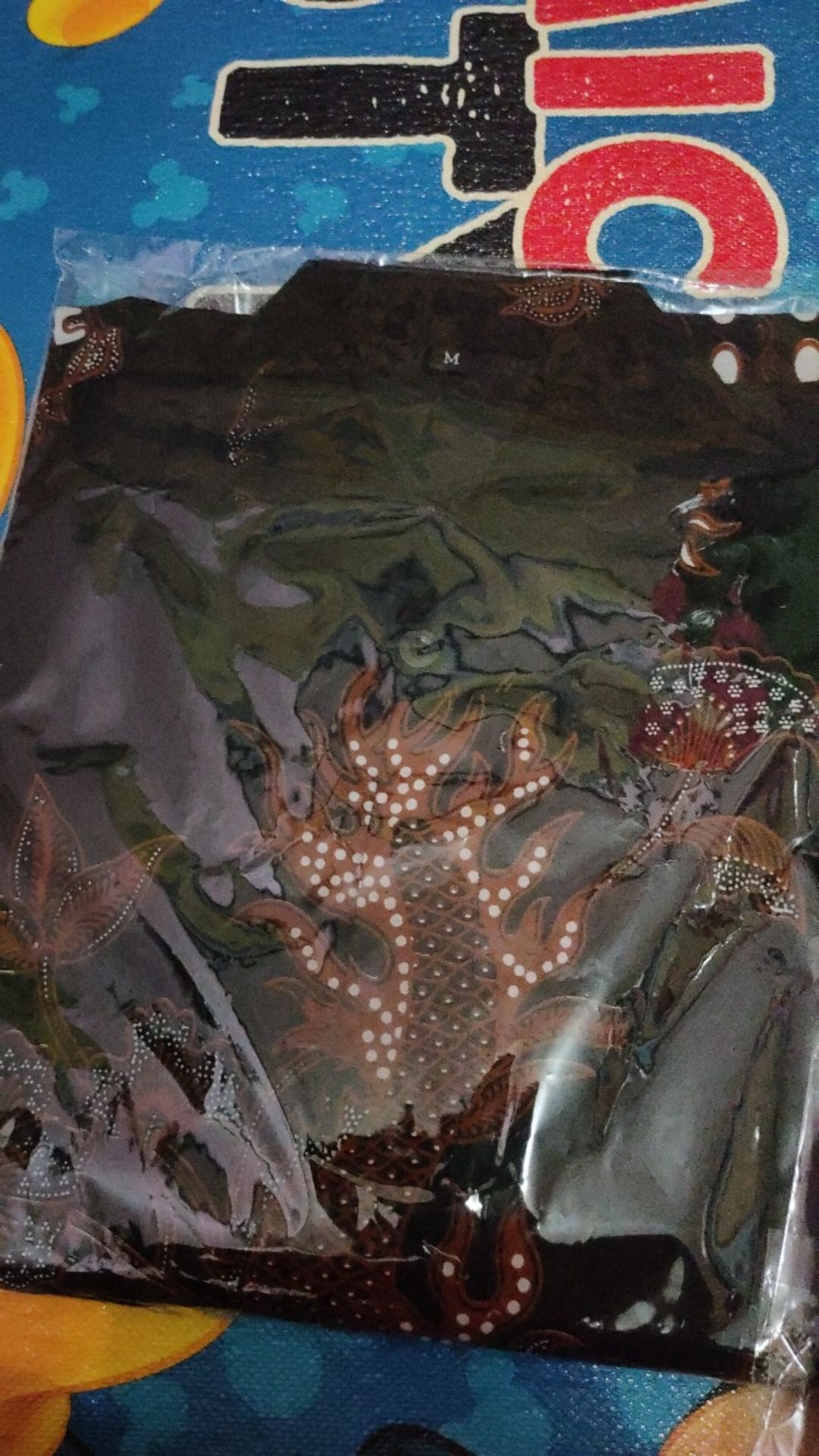 Aswangga Dongker Pendek Kemeja Batik Pria Full Furing Bahan Katun Halus Baturaden