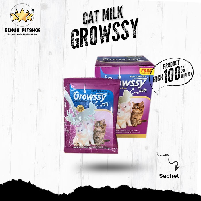 Susu Kucing GROWSSY Milk Sachet