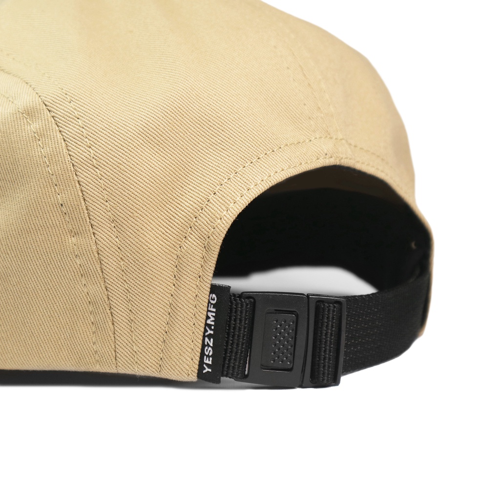 YESZY.MFG Impact Embroidery Khaki 5 Panel Cap