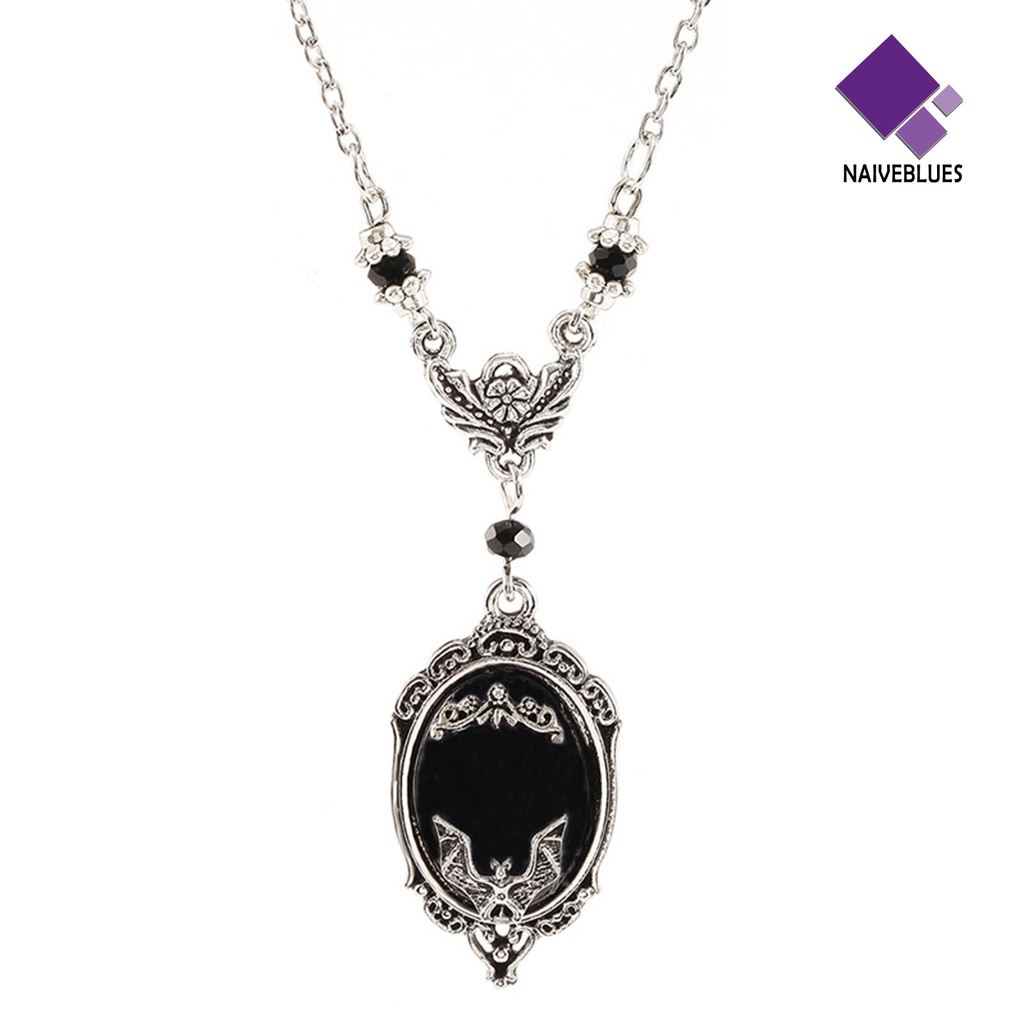 Kalung Liontin Kelelawar Gaya Vintage Gothic Untuk Pesta
