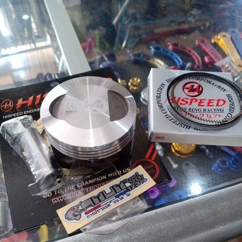 seher Piston Kit Hispeed Hi speed ukuran 58mm pin 13 pen 13 Piston Hispeed Hi speed 58mm pin 13 orig