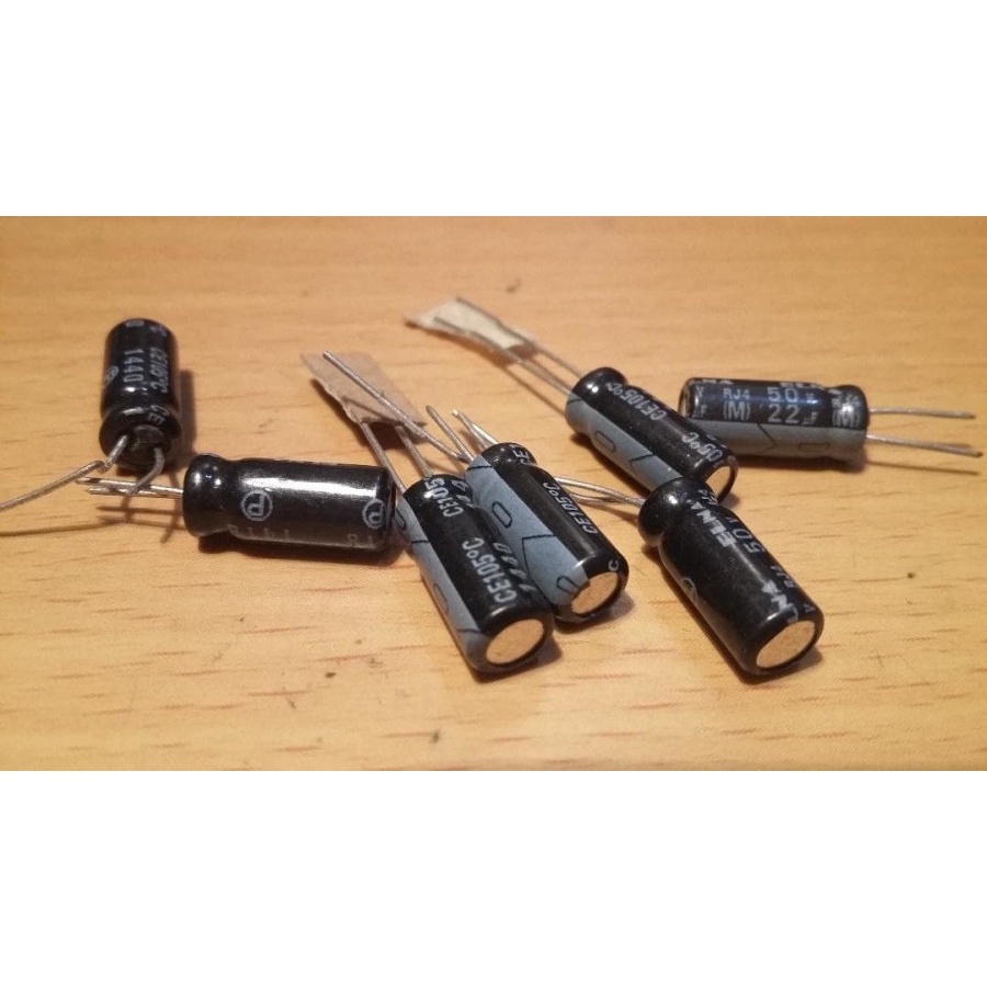 Elko Elco 22uf 50v 22uf/50v ELNA (Kaki Pendek)
