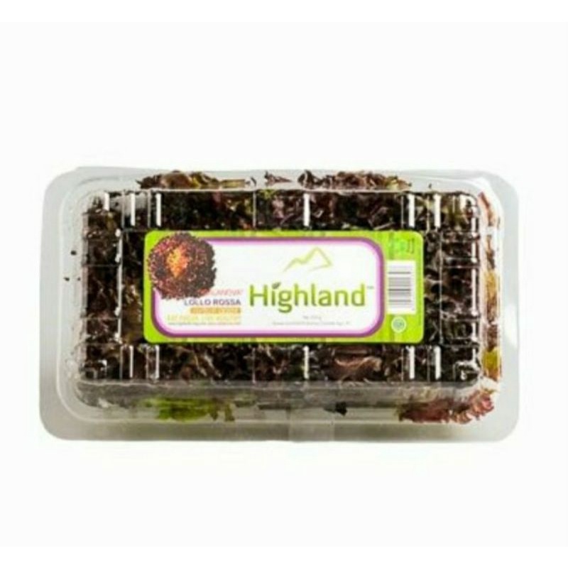 

Higland salanova lolorosa salad | pack