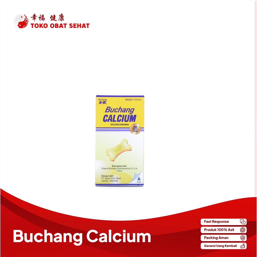 BUCHANG CALCIUM mencegah osteoporosis - memenuhi kalsium tulang - meredakan nyeri sendi