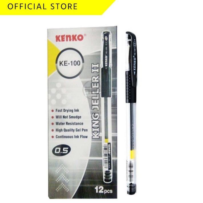 

Kirim LANGSUNG Pulpen gel kenko KE-100 King Jeller ( 12 pcs ) FG3...