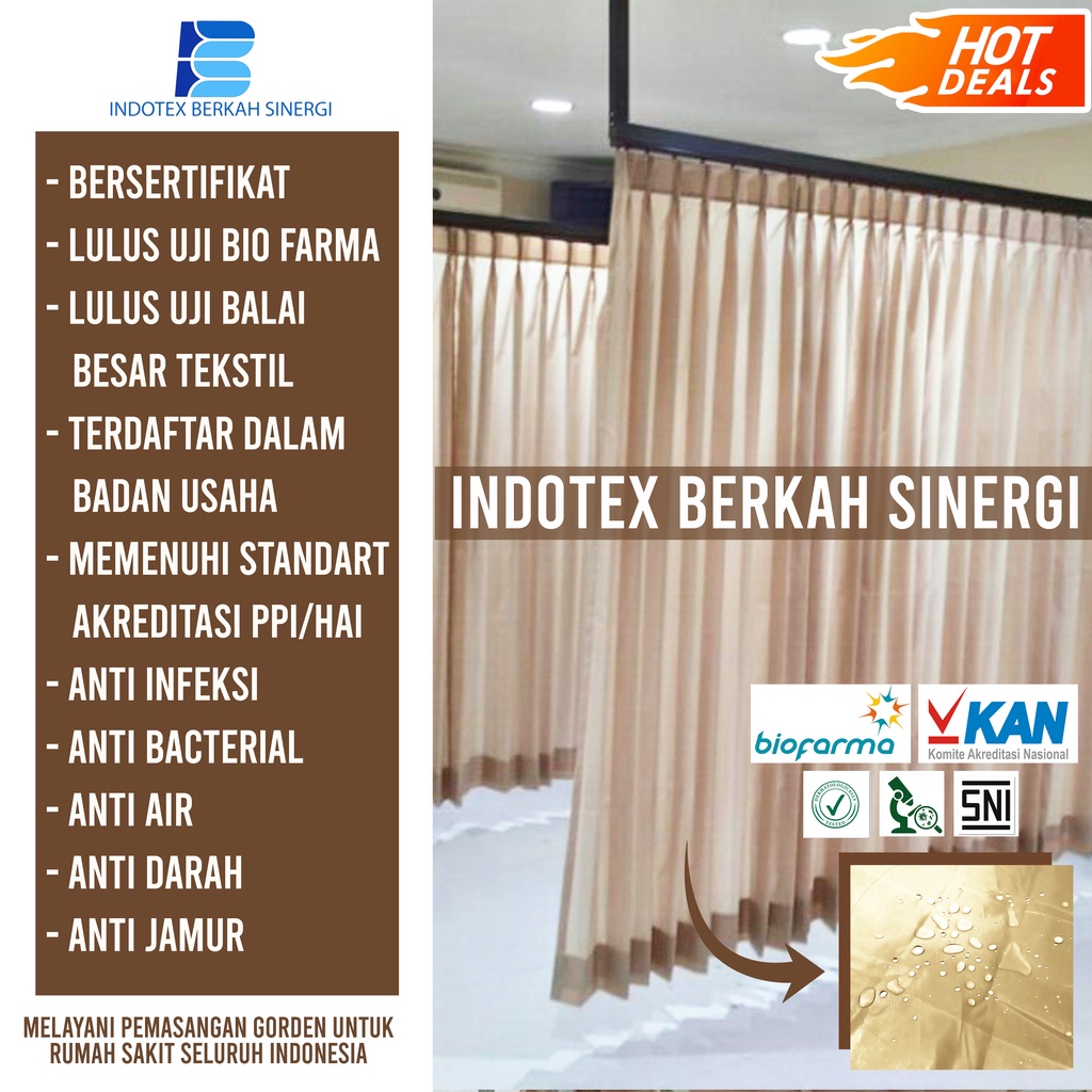 GORDEN RUMAH SAKIT | SEKAT | KLINIK | SPA | SALON | MODEL TIRAI PLASTIK RUMAH SAKIT / HARGA TIRAI RU