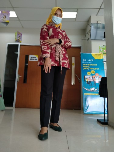 Asifa Batik Hrb026 Kenongo Kemeja Tosca Pendek Pekalongan Padi M L Xl Soagn Tulis Halus Kemeja Batik