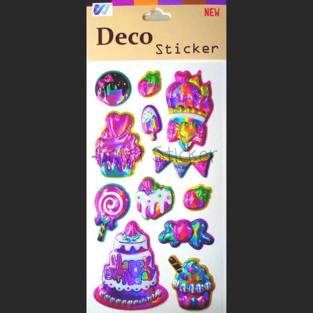 

Pop Up Sticker Stiker Timbul Gambar Tempel Anak Edisi Happy Birthday Ulang Tahun