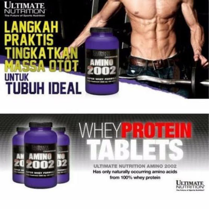 Amino 2002 ultimate nutrition isi 100 tabs