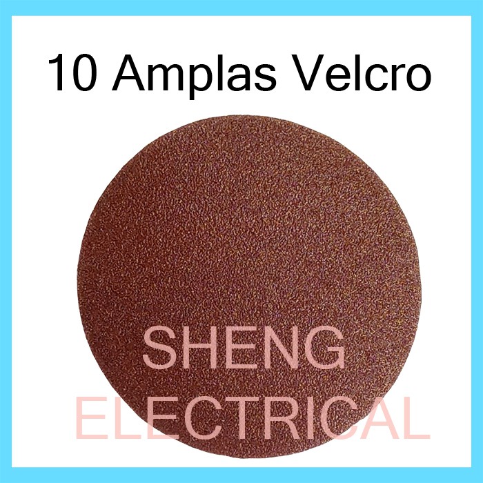 Amplas Bulat Velcro Grit 400 Amplas Tempel 4" Gerinda 4 Inch P400