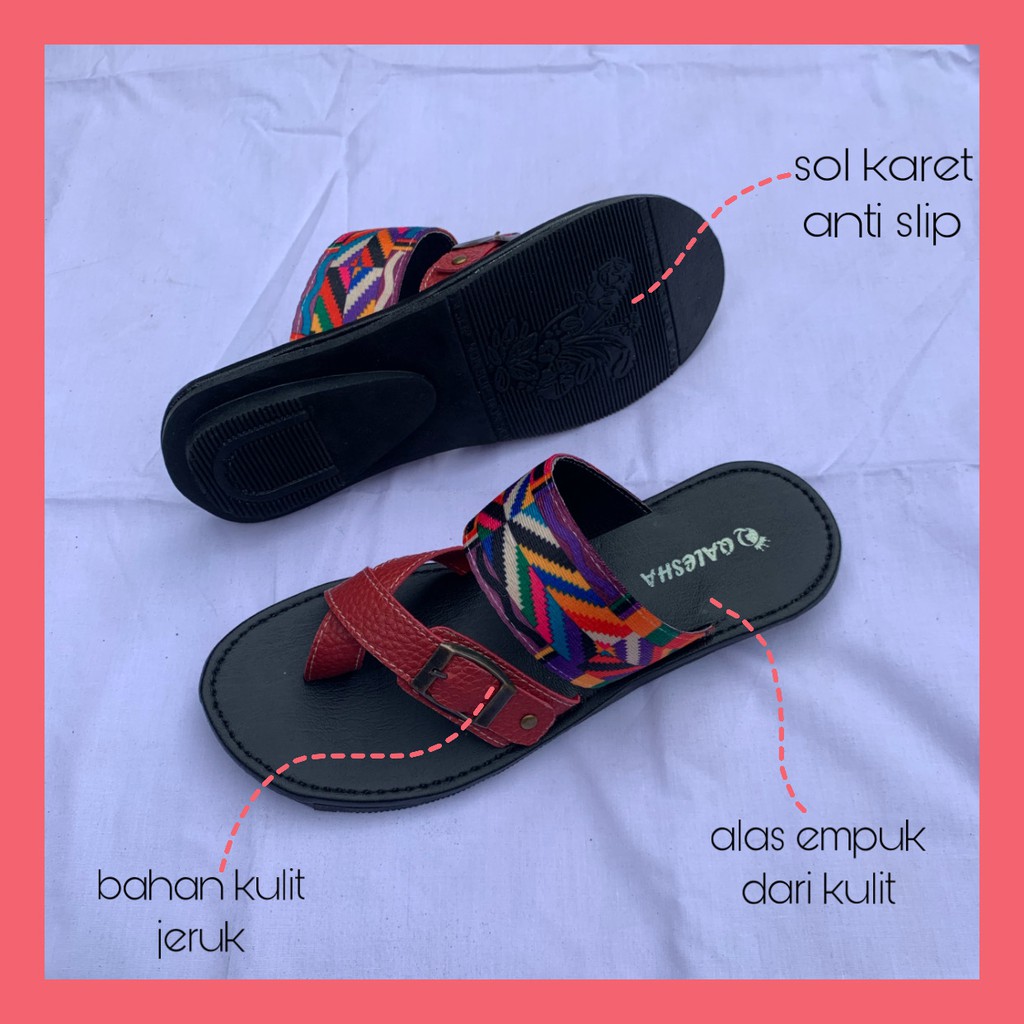 Sendal Wanita Jempol Gesper Liban Non Slip / Sendal Selop Wanita / Sendal Papirut Non Slip