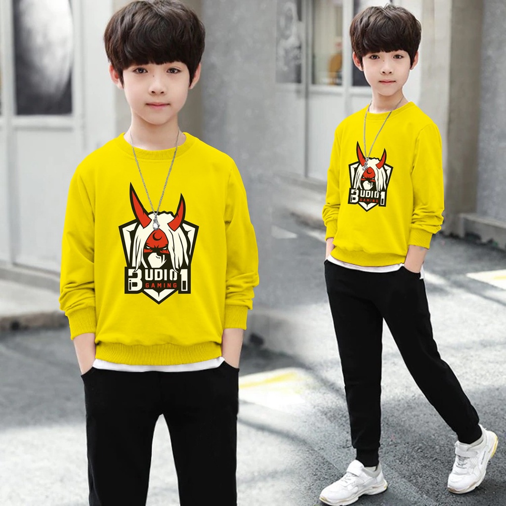 Switer Budio Terbaru / Sweater Anak Laki-laki /  Sweeter Gaming Bahan Babyterry / FLAVA_STORE