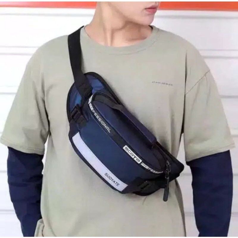 tas.pria selempang kecil waistbag murah tas.pingang