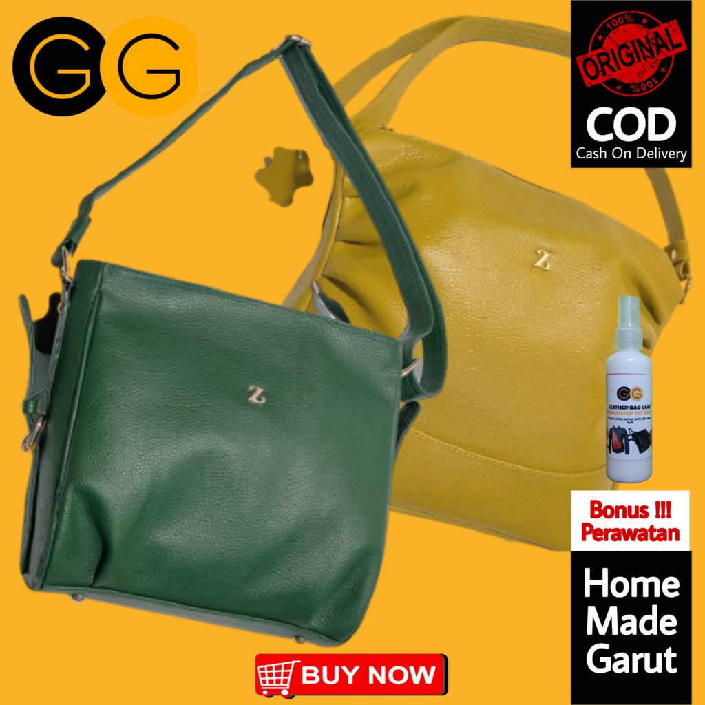 TAS SELEMPANG WANITA CEWEK TAS SELEMPANG KULIT ASLI WANITA TAS KULIT WANITA GARUT TAS PAPIRUT GARUT