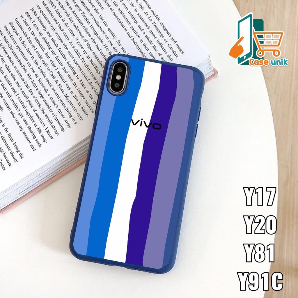 SS046 CASE RAINBOW VIVO Y15S Y01 Y75 Y55 5G Y21S Y33S Y21 2021 Y71 Y81 Y91 Y95 Y93 Y91C Y20 Y12S Y12 Y15 Y17 Y30 Y50 V5 LITE Y53 Y83 Y19 Y51 CS2329