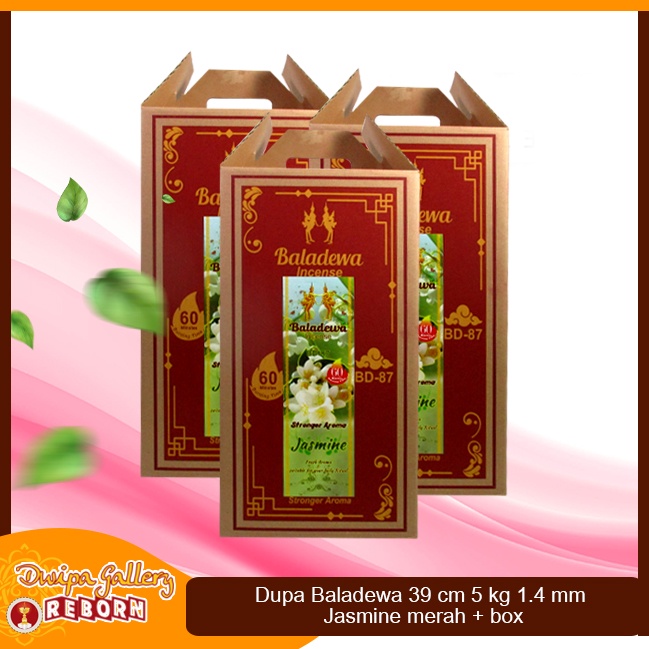 Dupa/Hio Wangi Harum Baladewa Jasmine Merah 5kg + Box