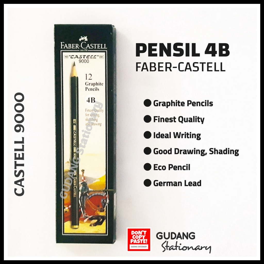 Pensil 4B FABER-CASTELL [ 1 piece ]