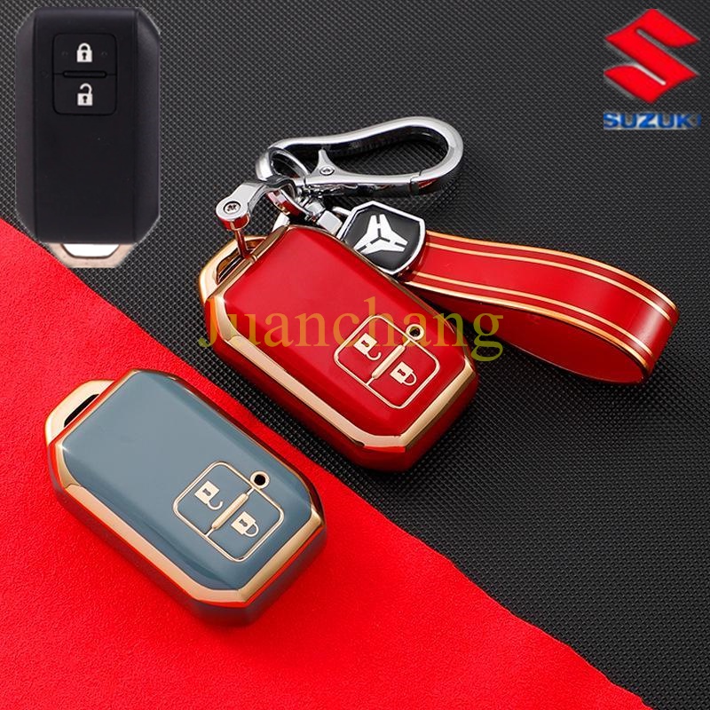 Casing Remot Kunci Mobil Untuk Suzuki XL7 Ertiga Swift Wagon R Monopoly Grand Vitara Ignis 2020 Ertiga Swift Wagon R Monopoly Grand Vitara Swift 2018 4